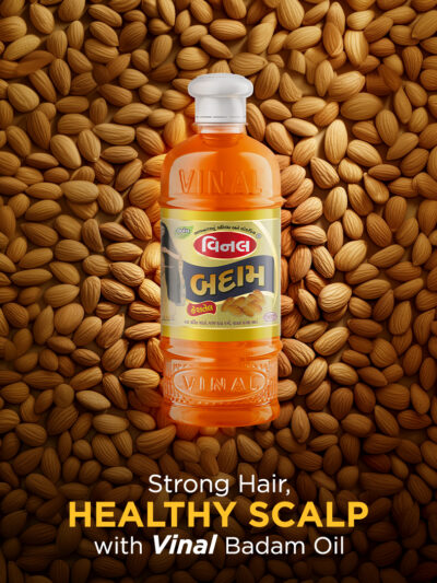 Badam Oil – Vinal Hair Oil | Non Sticky Hair Oil